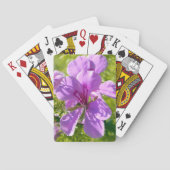 Blume Portrait Spielkarten (Rückseite)