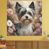 Blume Portraits von Hunden 13 Leinwanddruck (Insitu (Wohnzimmer))