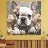 Blume Portraits von Hunden 14 Leinwanddruck (Insitu (Wohnzimmer))