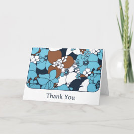 Blume Posh Dankeskarte