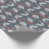Blume Possum und Poppy Geschenkpapier (Ecke)