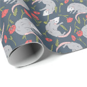 Blume Possum und Poppy Geschenkpapier (Rolleneckpunkt)
