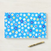 Blume Post-it Klebezettel (Auf Schreibtisch)