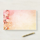 Blume Post-it Klebezettel (Auf Schreibtisch)