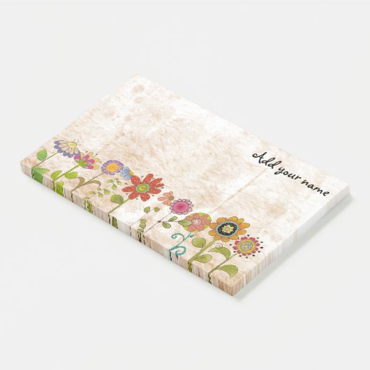 Blume Post-it Klebezettel (angewinkelt)