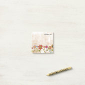 Blume Post-it Klebezettel (Auf Schreibtisch)