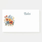 Blume Post-it Klebezettel (Vorderseite)