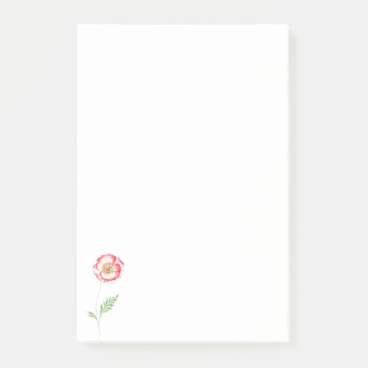 Blume Post-it Klebezettel (Vorderseite)