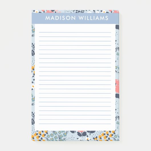 Blume Post-it Klebezettel (Vorderseite)