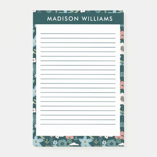 Blume Post-it Klebezettel (Vorderseite)