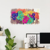 Blume Poster (Heimbüro)