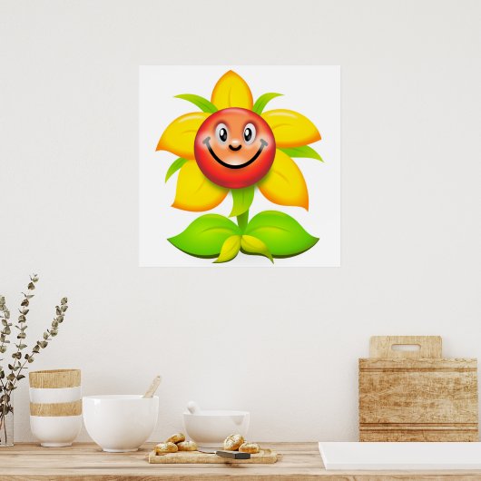 Blume Poster (Küche)