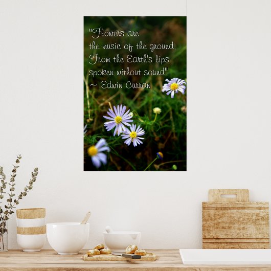 Blume Poster (Küche)