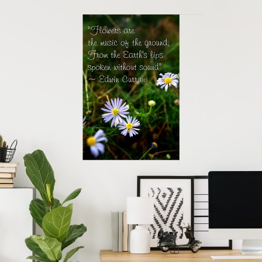 Blume Poster (Heimbüro)