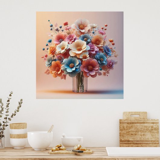 Blume Poster (Küche)