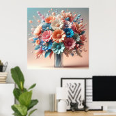 Blume Poster (Heimbüro)