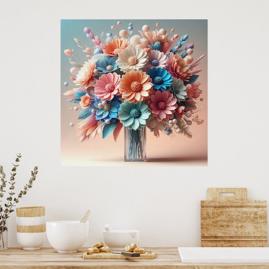 Blume Poster (Küche)