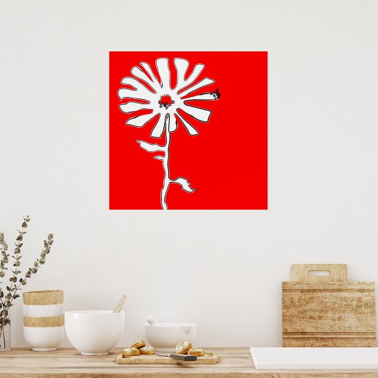 Blume Poster (Küche)