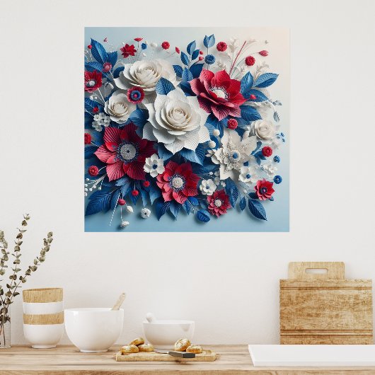 Blume Poster (Küche)