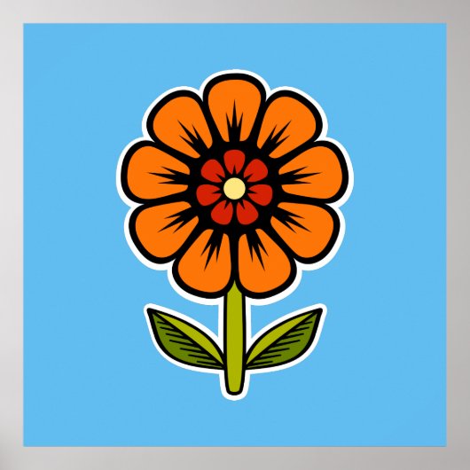 Blume Poster (Vorne)