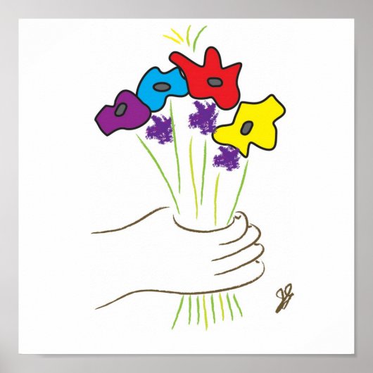 Blume Poster (Vorne)