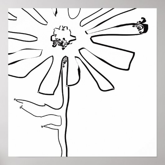 Blume Poster (Vorne)