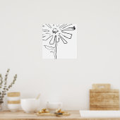 Blume Poster (Küche)