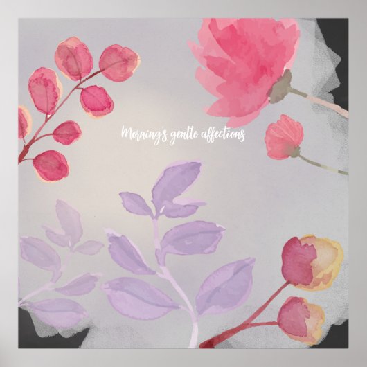 Blume Poster (Vorne)