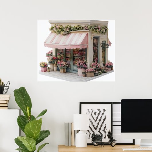 Blume Poster (Heimbüro)