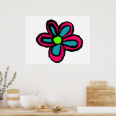 Blume Poster (Küche)