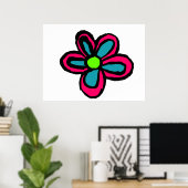 Blume Poster (Heimbüro)