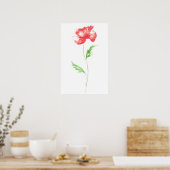 Blume Poster (Küche)