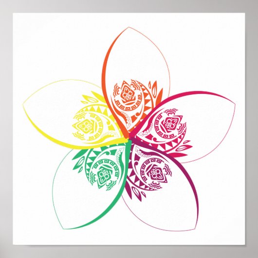 Blume Poster (Vorne)