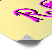 Blume-Poster der Mittelschule Rocks Hearts Poster (Ecke)