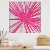 Blume Poster in Rosa (Küche)