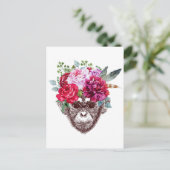 Blume Postkarte (Stehend Vorderseite)