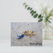 Blume Postkarte (Stehend Vorderseite)