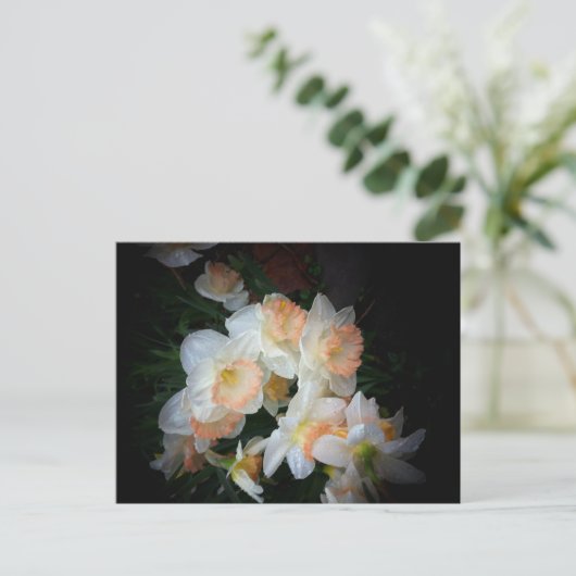 Blume Postkarte (Stehend Vorderseite)