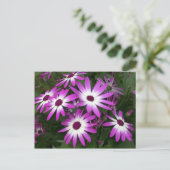 Blume Postkarte (Stehend Vorderseite)