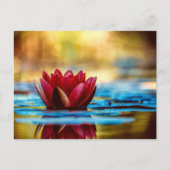 Blume Postkarte (Vorderseite)