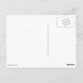 Blume Postkarte (Rückseite)