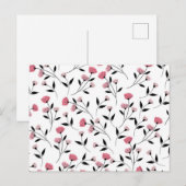 Blume Postkarte (Vorne/Hinten)