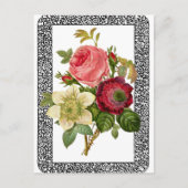 Blume Postkarte (Vorderseite)