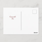 Blume Postkarte (Rückseite)