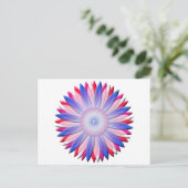 Blume Postkarte (Stehend Vorderseite)