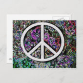 Blume Postkarte (Vorne/Hinten)