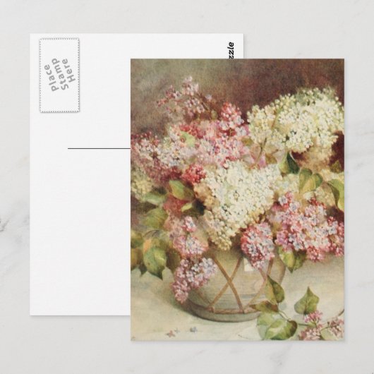 Blume Postkarte (Vorne/Hinten)