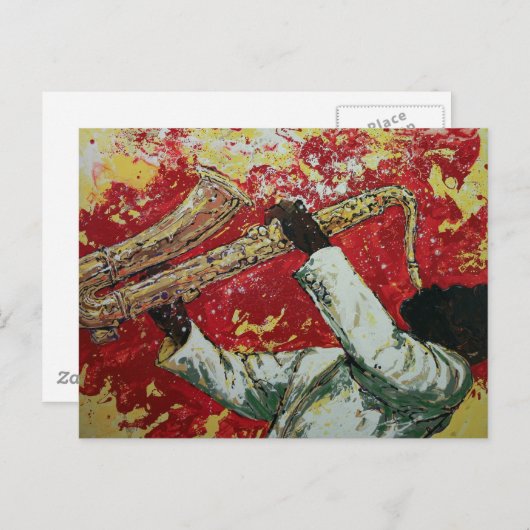 Blume Postkarte (Vorne/Hinten)