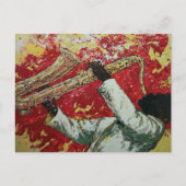 Blume Postkarte (Vorderseite)