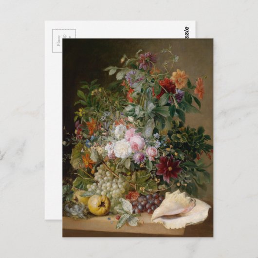 Blume Postkarte (Vorne/Hinten)